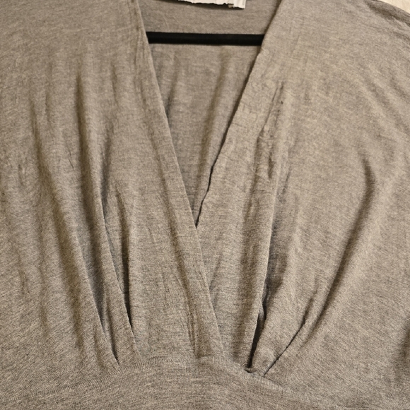 IRO Gray V-Neck Mini Dress - Picture 10 of 14